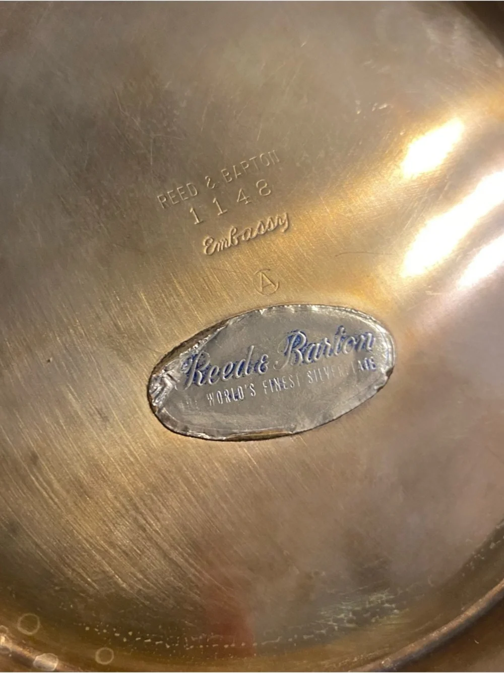Reed And Barton Embassy Dish Bowl #1148